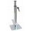 PIED TELESCOPIQUE BASE CARRE ACIER